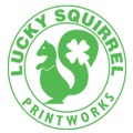 Lucky Squirrel Printworks Logo